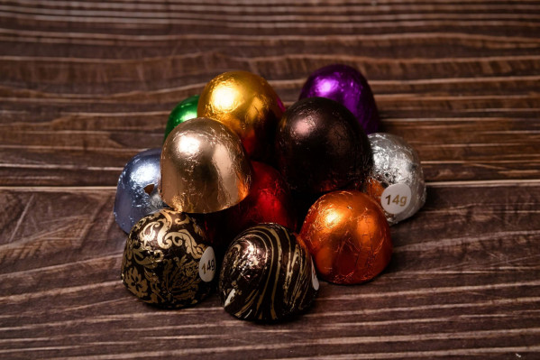 Bombons 14g Licor Cachaça, Conhaque, Damasco, Chocolate e Vinho
